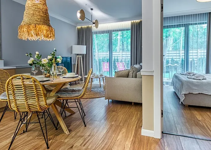 Apartmán 125 Z Ogrodkiem, Basenem, Sauna, Jacuzzi, Przy Samej Plazy - 5d