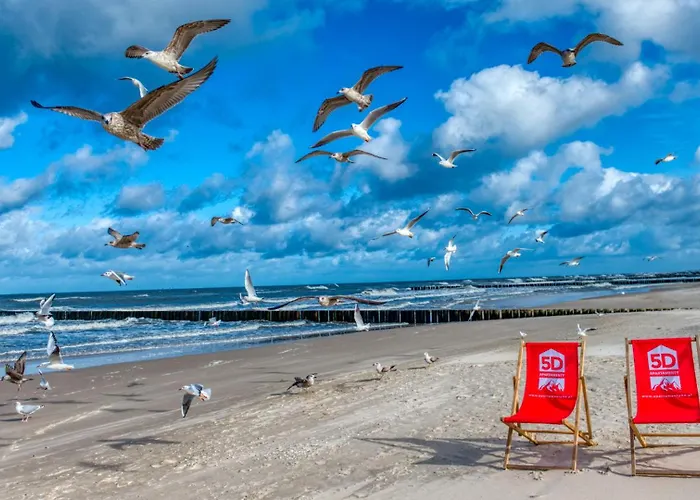 Apartmán 125 Z Ogrodkiem, Basenem, Sauna, Jacuzzi, Przy Samej Plazy - 5d *