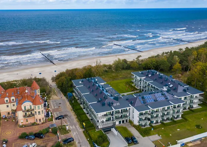 Apartmán 125 Z Ogrodkiem, Basenem, Sauna, Jacuzzi, Przy Samej Plazy - 5d Niechorze